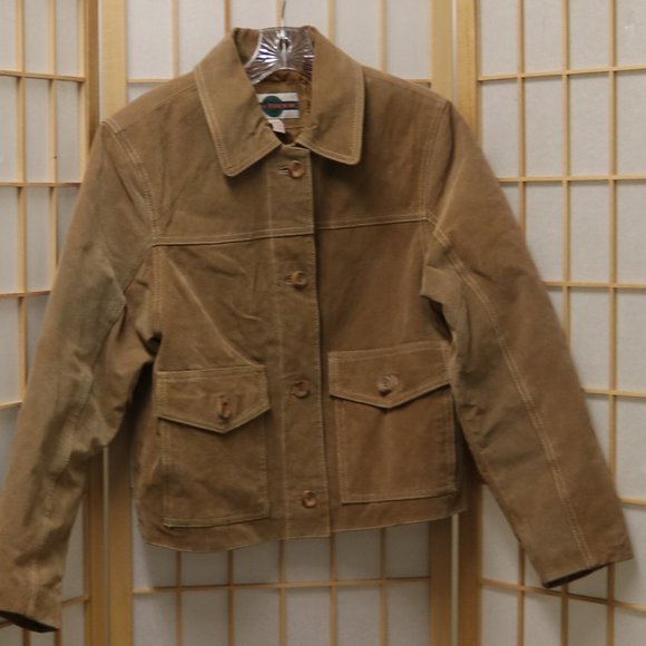 Outbrook Jackets & Blazers - Outbrook Tan Leather Lined Jacket #426